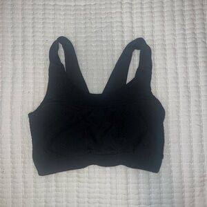 Gymshark Black Sports Bra Seamless Racerback
